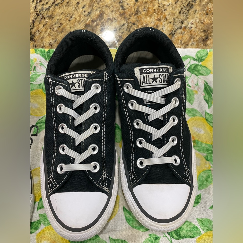 Boys Black Converse
